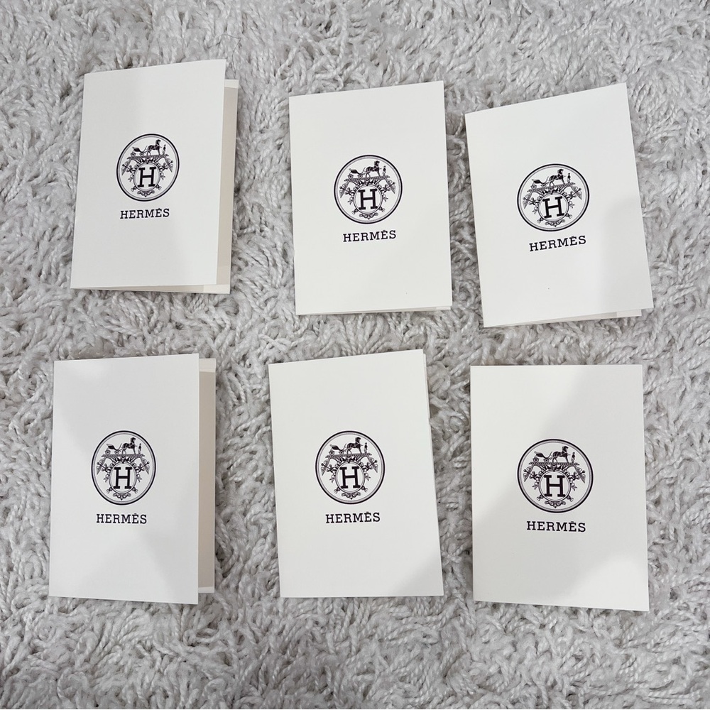 6 AUTHENTIC HERMES RECEIPT HOLDER